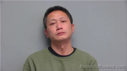 Mugshot of Christopher Syharath booked in Walworth County, Wisconsin on April 9, 2026