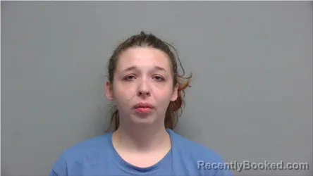 Mugshot of Samantha Kolbinger booked in Walworth County, Wisconsin on April 9, 2026