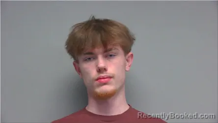 Mugshot of Liam Kinney booked in Walworth County, Wisconsin on May 18, 2026