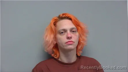 Mugshot of Eva Schulte booked in Walworth County, Wisconsin on June 22, 2026