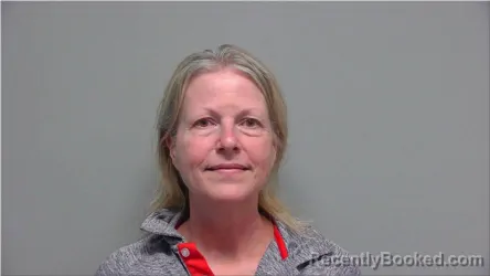 Mugshot of Christine Mangold booked in Walworth County, Wisconsin on July 8, 2026