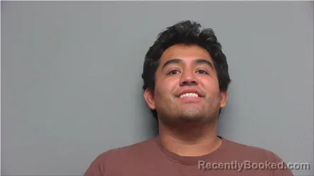 Mugshot of Juan Huerta booked in Walworth County, Wisconsin on July 19, 2026