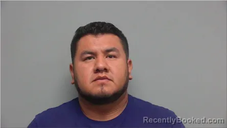 Mugshot of Edgar Sangabriel Garcia booked in Walworth County, Wisconsin on July 25, 2026