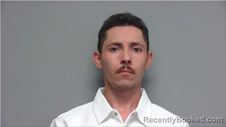Mugshot of Nelson Figueroa Gutierrez booked in Walworth County, Wisconsin on August 12, 2026