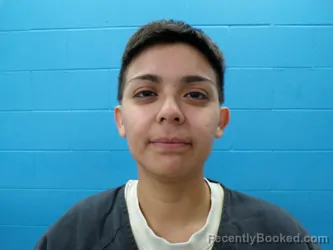 Mugshot of DESTINY MARY FLORES booked in Guadalupe County, Texas on June 28, 2026