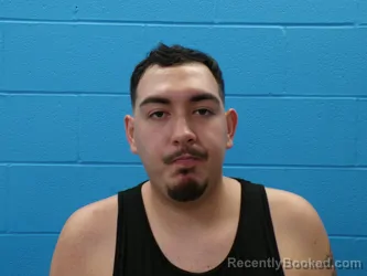Mugshot of Iaian Isaiah Macias booked in Guadalupe County, Texas on August 26, 2026