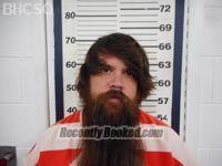Booking photo from Big Horn County, Wyoming