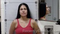 Mugshot of LUCILA ANAHI ABARCA booked in Park County, Wyoming on July 9, 2026