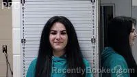 Mugshot of Keanna Marie Wentz booked in Park County, Wyoming on October 14, 2026