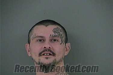 Booking photo from Anderson County, Tennessee