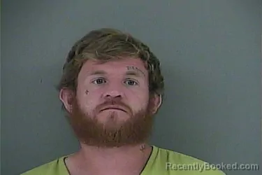 Mugshot of Brandon Scott Elkins booked in Anderson County, Tennessee on July 27, 2026