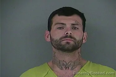 Mugshot of Logan Deshon Sexton booked in Anderson County, Tennessee on August 7, 2026