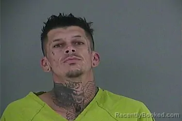 Mugshot of Jordan Mitchell Keith booked in Anderson County, Tennessee on August 9, 2026