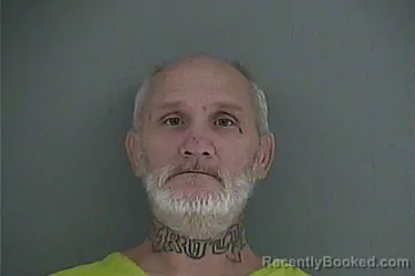 Mugshot of Reno Douglas Velkoff booked in Anderson County, Tennessee on August 13, 2026