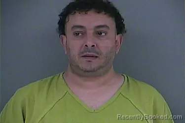 Mugshot of Arafat Mohamed Mansoor Saleh booked in Anderson County, Tennessee on August 20, 2026