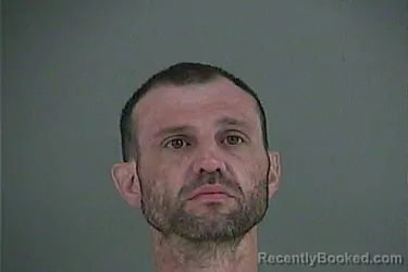 Mugshot of Brian Patrick Russell-Syfers booked in Anderson County, Tennessee on August 21, 2026
