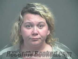 Booking photo from Blount County, Tennessee