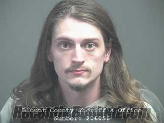 Booking photo from Blount County, Tennessee