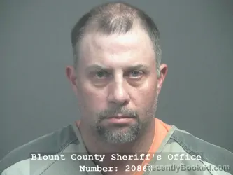 Booking photo from Blount County, Tennessee