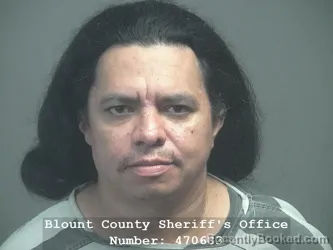 Mugshot of David Ortiz-Garcia booked in Blount County, Tennessee on September 11, 2026