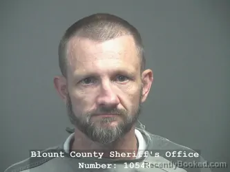 Mugshot of Samuel Russell booked in Blount County, Tennessee on September 30, 2026