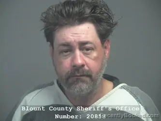 Mugshot of Christopher Patterson booked in Blount County, Tennessee on October 1, 2026