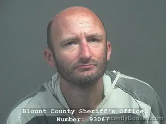 Mugshot of Chad Whaley booked in Blount County, Tennessee on October 5, 2026
