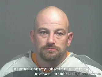 Mugshot of Tony Carter booked in Blount County, Tennessee on October 5, 2026