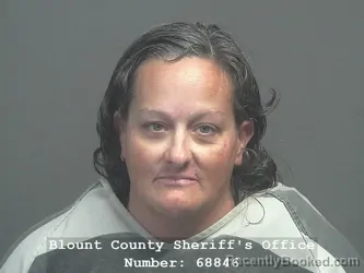 Mugshot of Amanda Randolph booked in Blount County, Tennessee on October 5, 2026