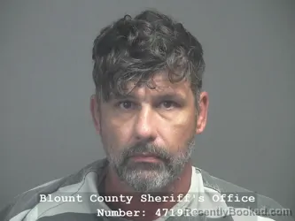 Mugshot of Gregory Laney booked in Blount County, Tennessee on October 6, 2026