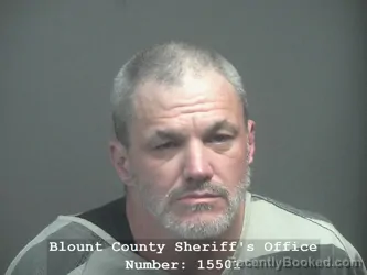 Mugshot of James Headrick booked in Blount County, Tennessee on October 7, 2026