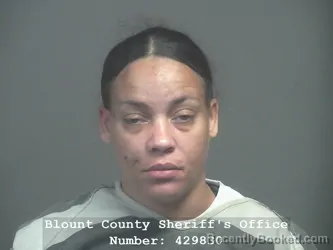Mugshot of Teaira Brown booked in Blount County, Tennessee on October 8, 2026