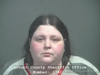 Mugshot of Whitney Davis booked in Blount County, Tennessee on October 8, 2026
