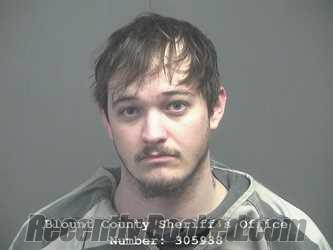 Booking photo from Blount County, Tennessee