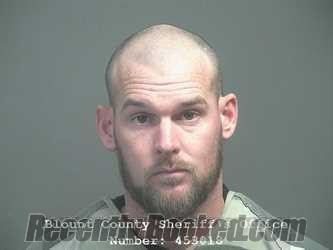 Booking photo from Blount County, Tennessee