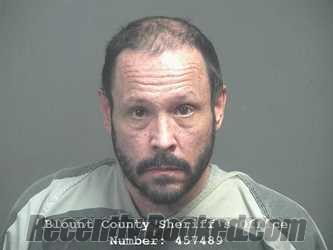 Booking photo from Blount County, Tennessee