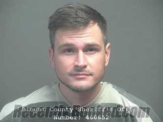 Booking photo from Blount County, Tennessee