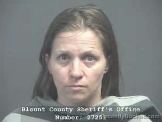 Mugshot of SHARON LEE ANDERSON booked in Blount County, Tennessee on March 21, 2026