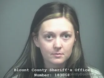 Mugshot of Ciara Lynn Bolinger booked in Blount County, Tennessee on July 10, 2026