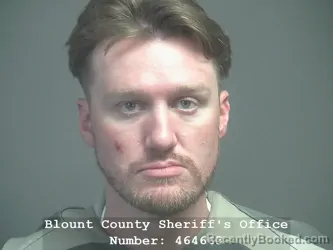 Mugshot of DEREK AUSTIN BETTS booked in Blount County, Tennessee on April 4, 2026