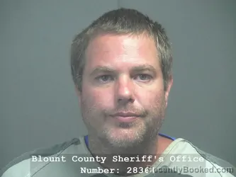 Mugshot of JUSTIN WINFRED BYRD booked in Blount County, Tennessee on April 5, 2026