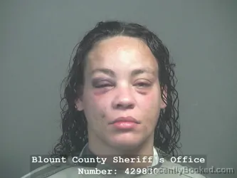Mugshot of Teaira Dawn Brown booked in Blount County, Tennessee on August 3, 2026