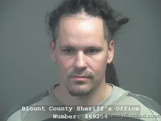 Mugshot of Joshua Michael Covell booked in Blount County, Tennessee on July 29, 2026