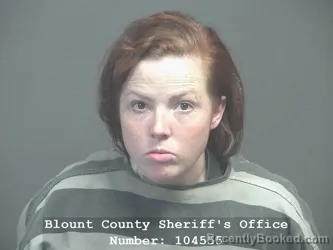 Mugshot of Kattie Renee Chastain booked in Blount County, Tennessee on July 8, 2026