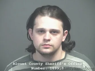 Mugshot of Maxwell Alexander Cook booked in Blount County, Tennessee on July 10, 2026