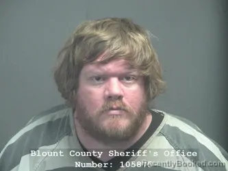 Mugshot of NATHANIEL JOSEPH CHASTAIN booked in Blount County, Tennessee on April 6, 2026