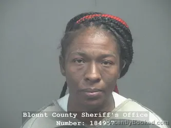 Mugshot of NYESHA MARIE COOPER booked in Blount County, Tennessee on April 6, 2026