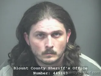 Mugshot of WESLEY KYLE CROWSON booked in Blount County, Tennessee on March 31, 2026