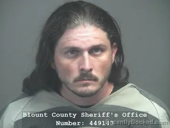 Mugshot of Wesley Kyle Crowson booked in Blount County, Tennessee on August 3, 2026