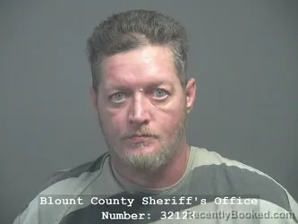 Mugshot of Michael Scott Lee Dye booked in Blount County, Tennessee on July 30, 2026